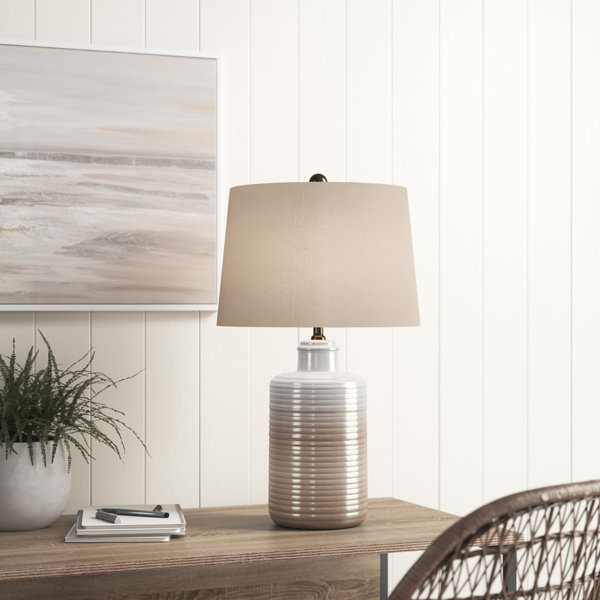 Taupe clearance table lamp